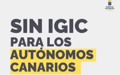 Canarias exime del IGIC a los autónomos canarios con un volumen de operaciones de hasta 50.000 euros